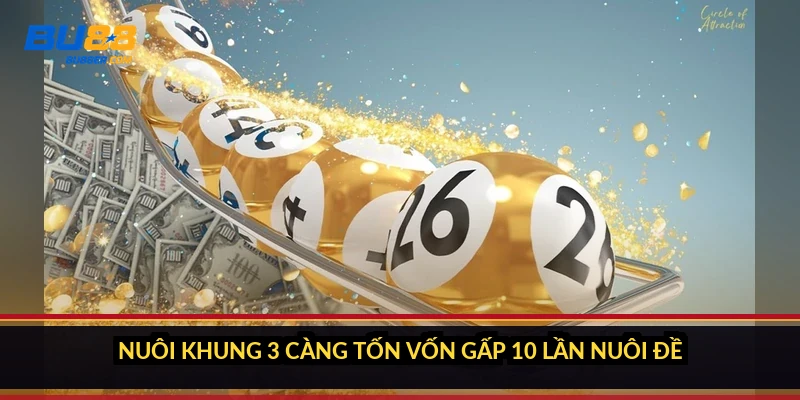 Lô 3 càng là gì? Tỉ lệ 1 ăn 960 và cách tính tiền 2026 5 Nuôi khung 3 càng tốn vốn gấp 10 lần nuôi đề